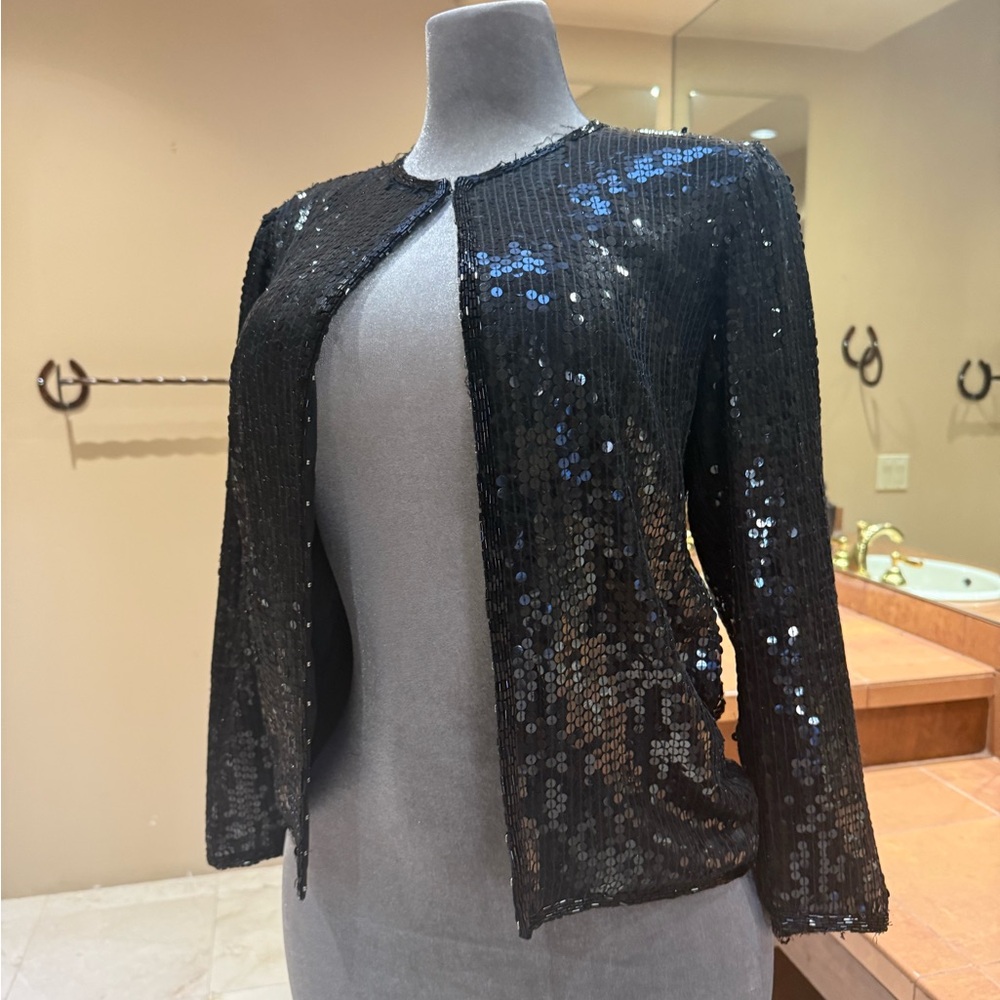 Stenay Black Sequin Blazer